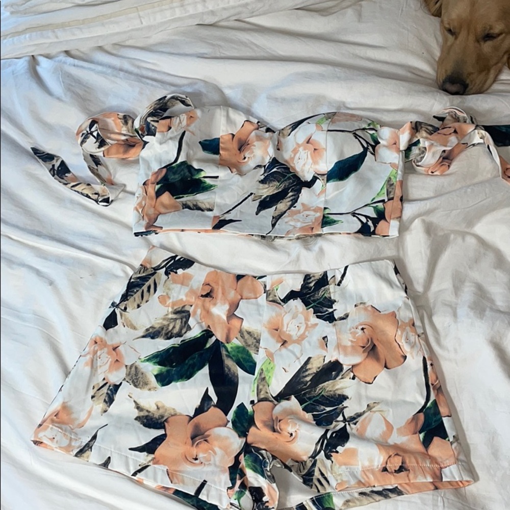 Floral two piece set